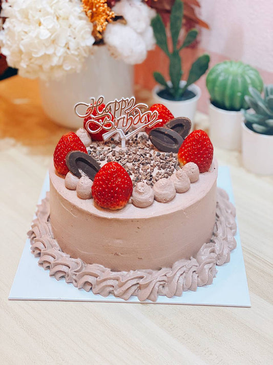 STRAWBERRY CHOCOLATE CAKE [SELF PICK UP, 3 DAYS ADVANCE PREORDER]