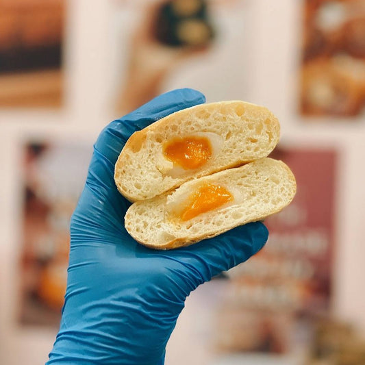 *NEW* SALTED EGG YOLK MOCHI BUN