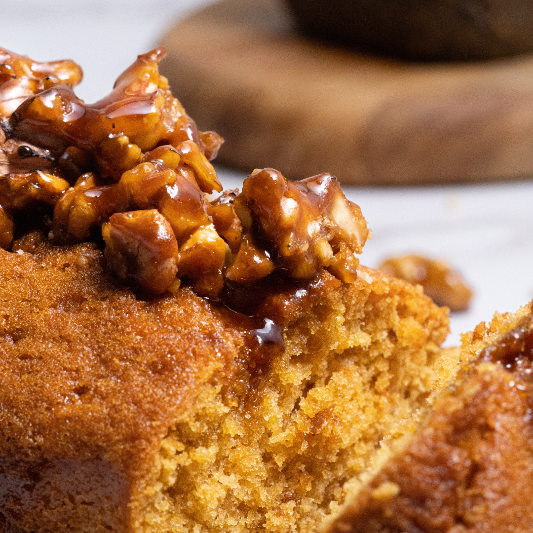 GULA MELAKA LOAF & SALTED CANDIED WALNUTS